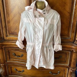 Lightweight windbreaker blush pink